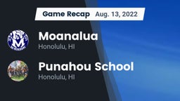 Recap: Moanalua  vs. Punahou School 2022