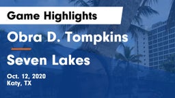 Obra D. Tompkins  vs Seven Lakes  Game Highlights - Oct. 12, 2020