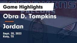 Obra D. Tompkins  vs Jordan  Game Highlights - Sept. 20, 2022