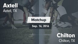 Matchup: Axtell  vs. Chilton  2016