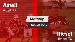 Matchup: Axtell  vs. Riesel  2016