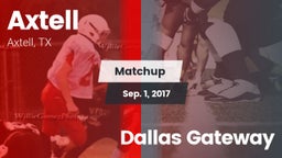Matchup: Axtell  vs. Dallas Gateway 2017