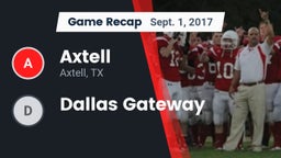 Recap: Axtell  vs. Dallas Gateway 2017