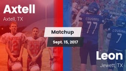 Matchup: Axtell  vs. Leon  2017