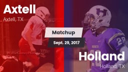 Matchup: Axtell  vs. Holland  2017