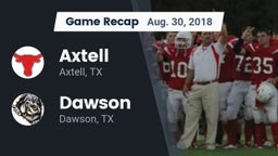 Recap: Axtell  vs. Dawson  2018