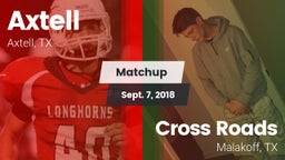 Matchup: Axtell  vs. Cross Roads  2018