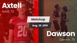 Matchup: Axtell  vs. Dawson  2019