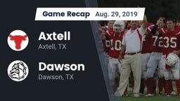 Recap: Axtell  vs. Dawson  2019