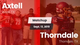 Matchup: Axtell  vs. Thorndale  2019