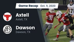 Recap: Axtell  vs. Dawson  2020