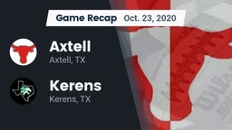 Recap: Axtell  vs. Kerens  2020