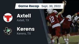 Recap: Axtell  vs. Kerens  2022