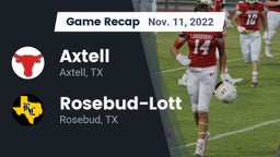 Recap: Axtell  vs. Rosebud-Lott  2022