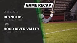 Recap: Reynolds  vs. Hood River Valley  2016