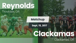 Matchup: Reynolds  vs. Clackamas  2017