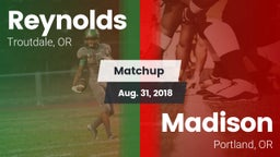 Matchup: Reynolds  vs. Madison  2018