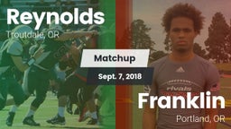 Matchup: Reynolds  vs. Franklin  2018