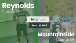 Matchup: Reynolds  vs. Mountainside  2018
