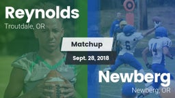 Matchup: Reynolds  vs. Newberg  2018