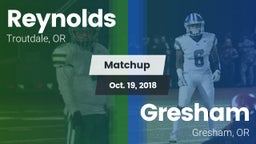 Matchup: Reynolds  vs. Gresham  2018