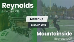 Matchup: Reynolds  vs. Mountainside  2019
