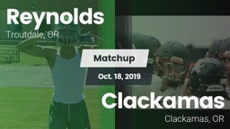 Matchup: Reynolds  vs. Clackamas  2019