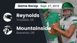 Recap: Reynolds  vs. Mountainside  2019
