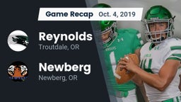 Recap: Reynolds  vs. Newberg  2019