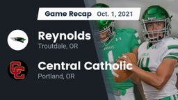 Recap: Reynolds  vs. Central Catholic  2021