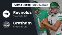 Recap: Reynolds  vs. Gresham  2023