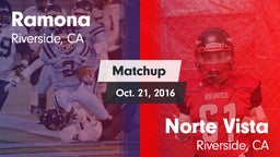Matchup: Ramona vs. Norte Vista  2016