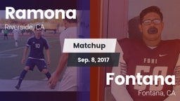 Matchup: Ramona vs. Fontana  2017