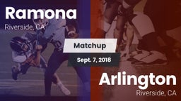 Matchup: Ramona vs. Arlington  2018