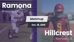 Matchup: Ramona vs. Hillcrest  2019