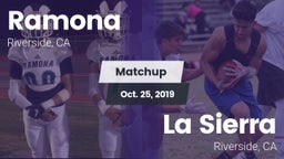 Matchup: Ramona vs. La Sierra  2019