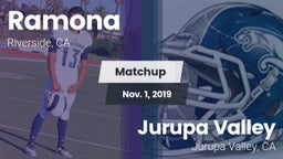 Matchup: Ramona vs. Jurupa Valley  2019