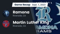 Recap: Ramona  vs. Martin Luther King  2023