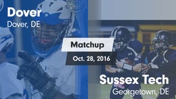 Matchup: Dover  vs. Sussex Tech  2016