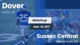 Matchup: Dover  vs. Sussex Central  2017