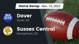 Recap: Dover  vs. Sussex Central  2022