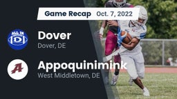 Recap: Dover  vs. Appoquinimink  2022