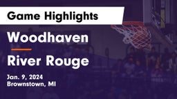 Woodhaven  vs River Rouge  Game Highlights - Jan. 9, 2024