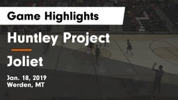 Huntley Project  vs Joliet  Game Highlights - Jan. 18, 2019