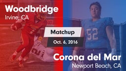 Matchup: Woodbridge High vs. Corona del Mar  2016