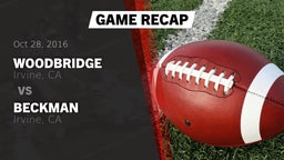 Recap: Woodbridge  vs. Beckman  2016