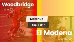 Matchup: Woodbridge High vs. El Modena  2017
