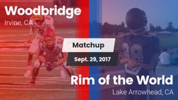 Matchup: Woodbridge High vs. Rim of the World  2017