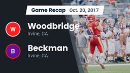 Recap: Woodbridge  vs. Beckman  2017