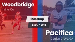 Matchup: Woodbridge High vs. Pacifica  2018